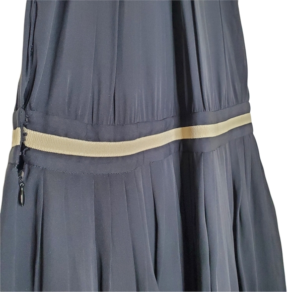 L’Agence Black Silk Halter Neck Cocktail Dress Size 6 - Picture 11 of 15